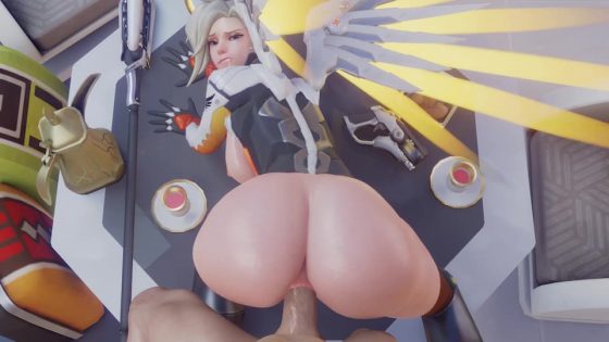 mercy's heavenly huge butt healing [4k][bewyx]