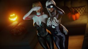 misak ix tamaki halloween spiders [bouquetman]