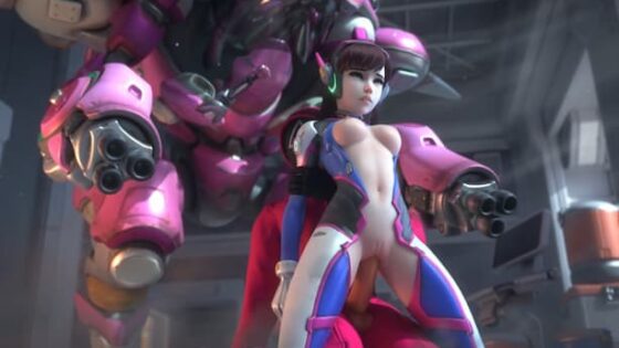 d.va’s naughty dream turns into hardcore reality 💦🎮 [fraxxlr][4k]