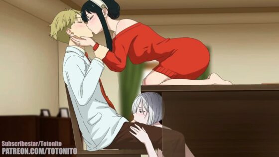 loid forger's double trouble with fiona & yor! 💋🔥 [totonito]