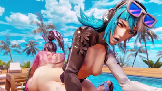 [4k] psylocke and luna snow assjob thor big white cock before anal with loki [thecount]