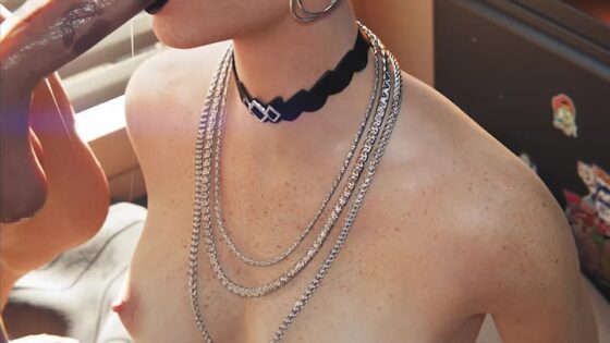 aurore black lipstick bj close up [rescraft]