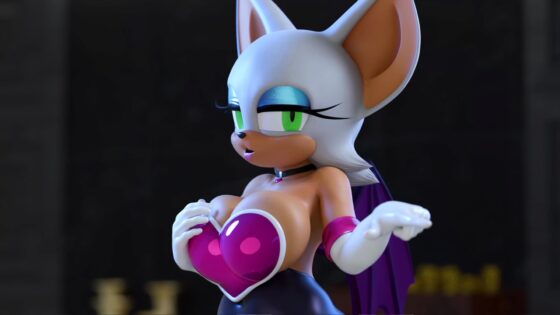rouge the bat dominates with big tits titfuck, assjob & creampie full [redmoa] [4k]