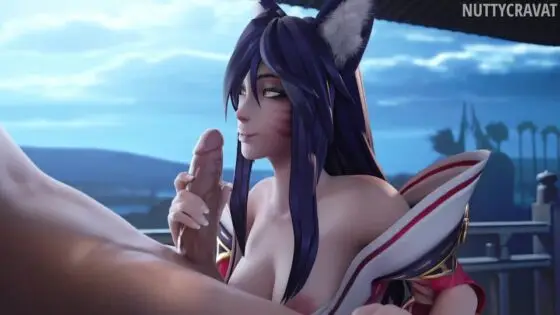 ahri’s intense deep blowjob session [nuttycravat]