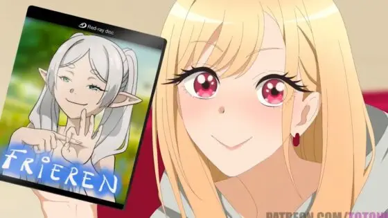 marin & gojo caught watching frieren’s wild fuck fest 😳🔥 [totonito]