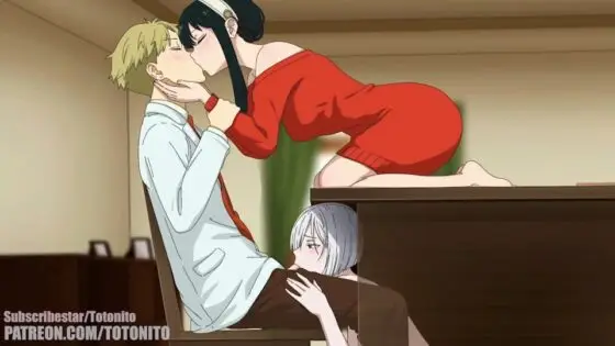 loid forger's double trouble with fiona & yor! 💋🔥 [totonito]