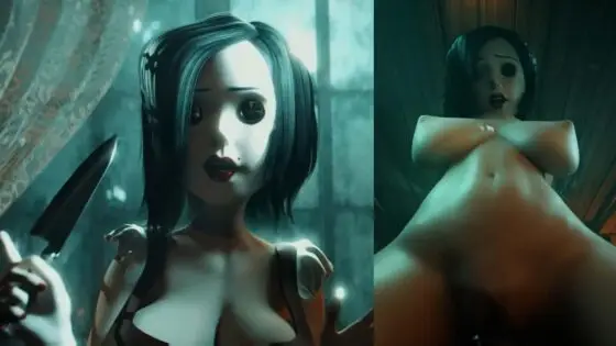 [4k] love, fear and nightmare the beldam milf seduction & hard fuck [dezmall]